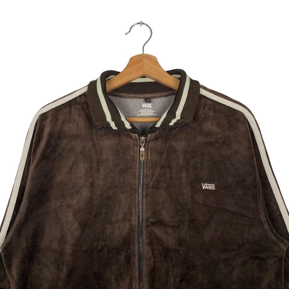 Japanese Brand 🔥90s Vintage Streetwear Velvet Jumper Jacket Vans Skategang Size US M / EU 48-50 / 2 - 2 Thumbnail