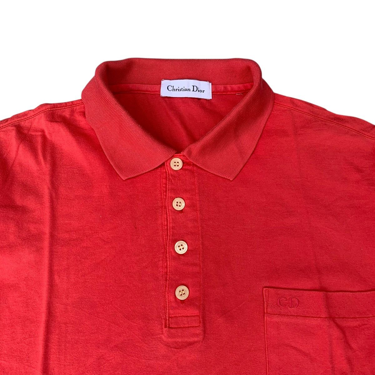 Christian Dior Monsieur × Dior × Vintage Vintage Christian Dior Polo Shirt Size US L / EU 52-54 / 3 - 3 Thumbnail
