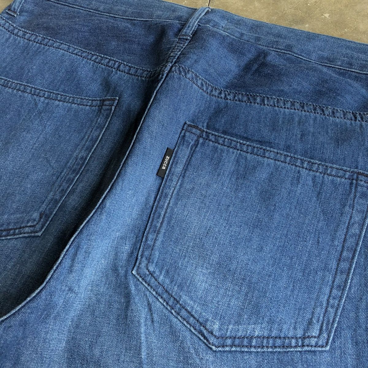 CABANE de ZUCCa Zucca by Issey Miyake Soft Denim Jeans Indigo Dye Pants Size US 31 - 4 Thumbnail