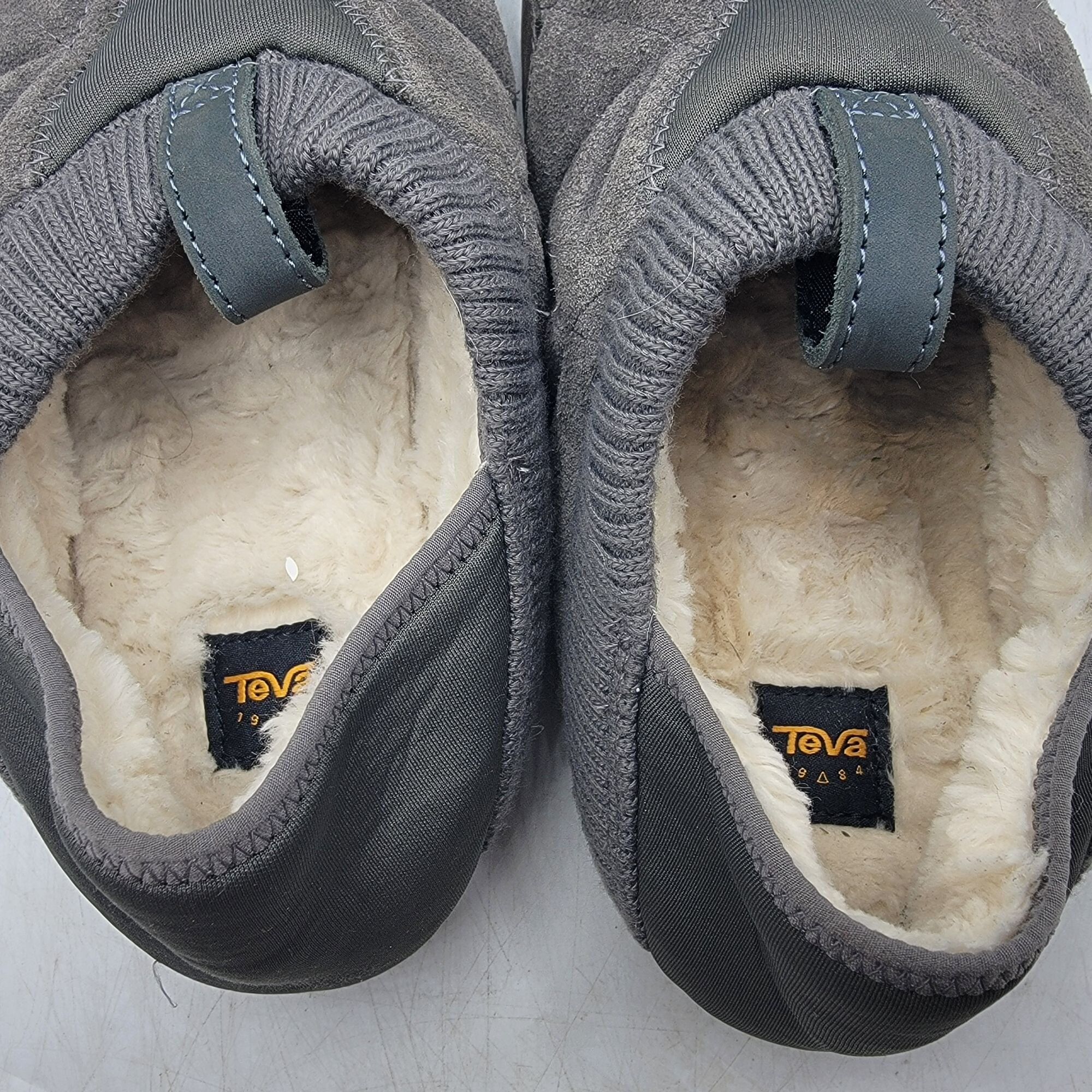 Teva Teva ReEmber Plushed Mens 11 Gray Slipper Shoes Comfort Line Size US 11 / EU 44 - 9 Thumbnail