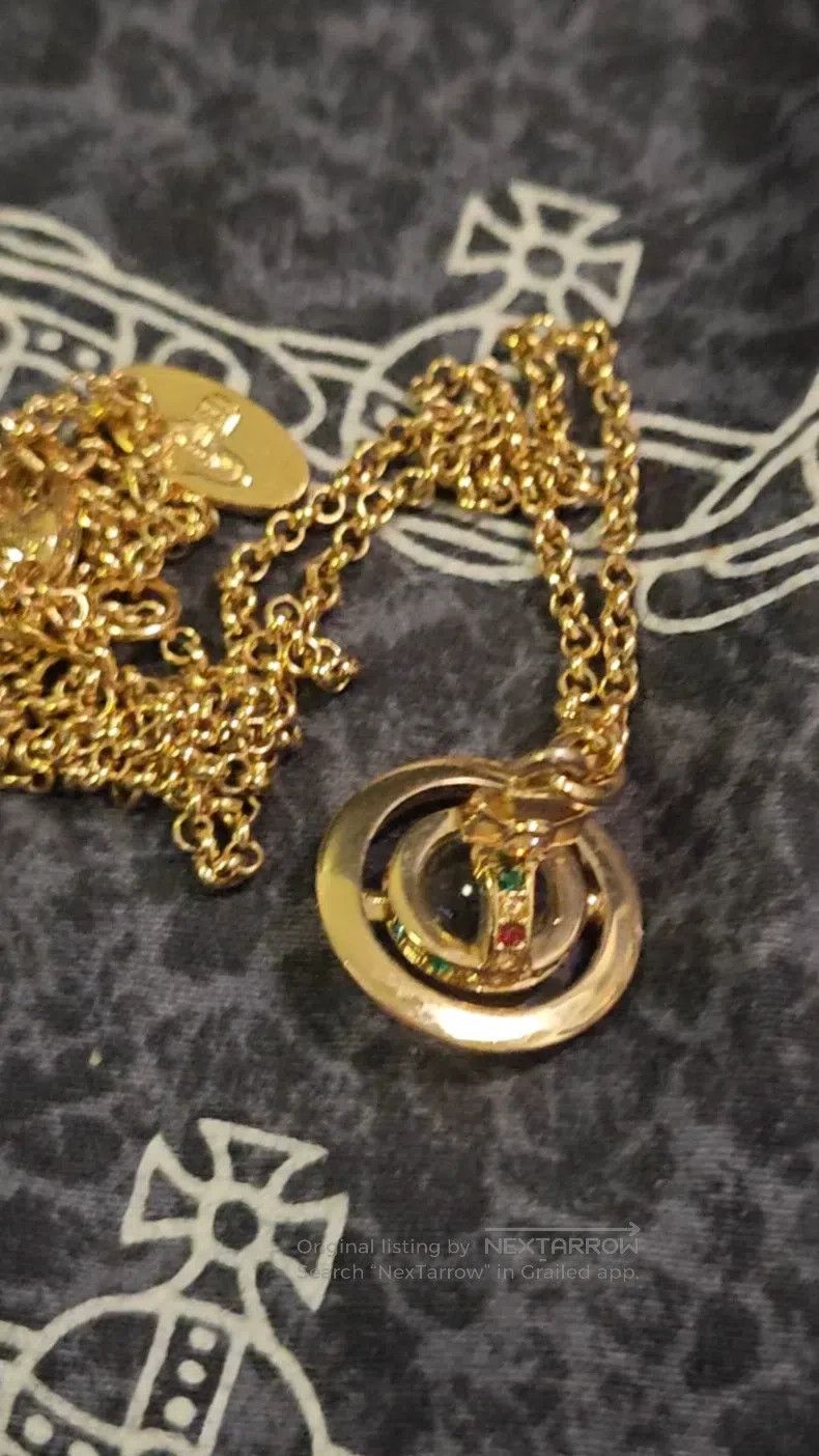 Vivienne Westwood vivienne westwood Golden Small Orb Necklace Size ONE SIZE - 1 Thumbnail