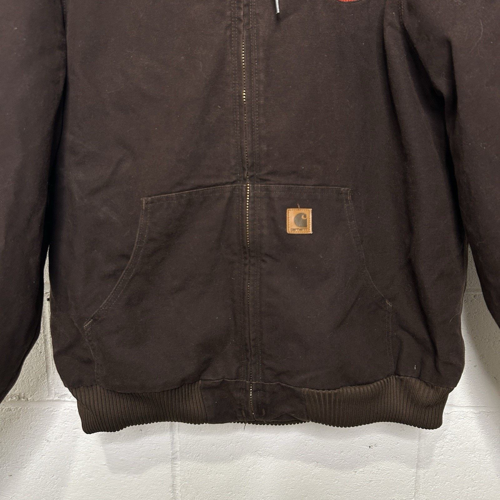 Carhartt Vintage Carhartt Hooded Active Jacket “Dark Brown” J130 DKB Size US XL / EU 56 / 4 - 4 Thumbnail