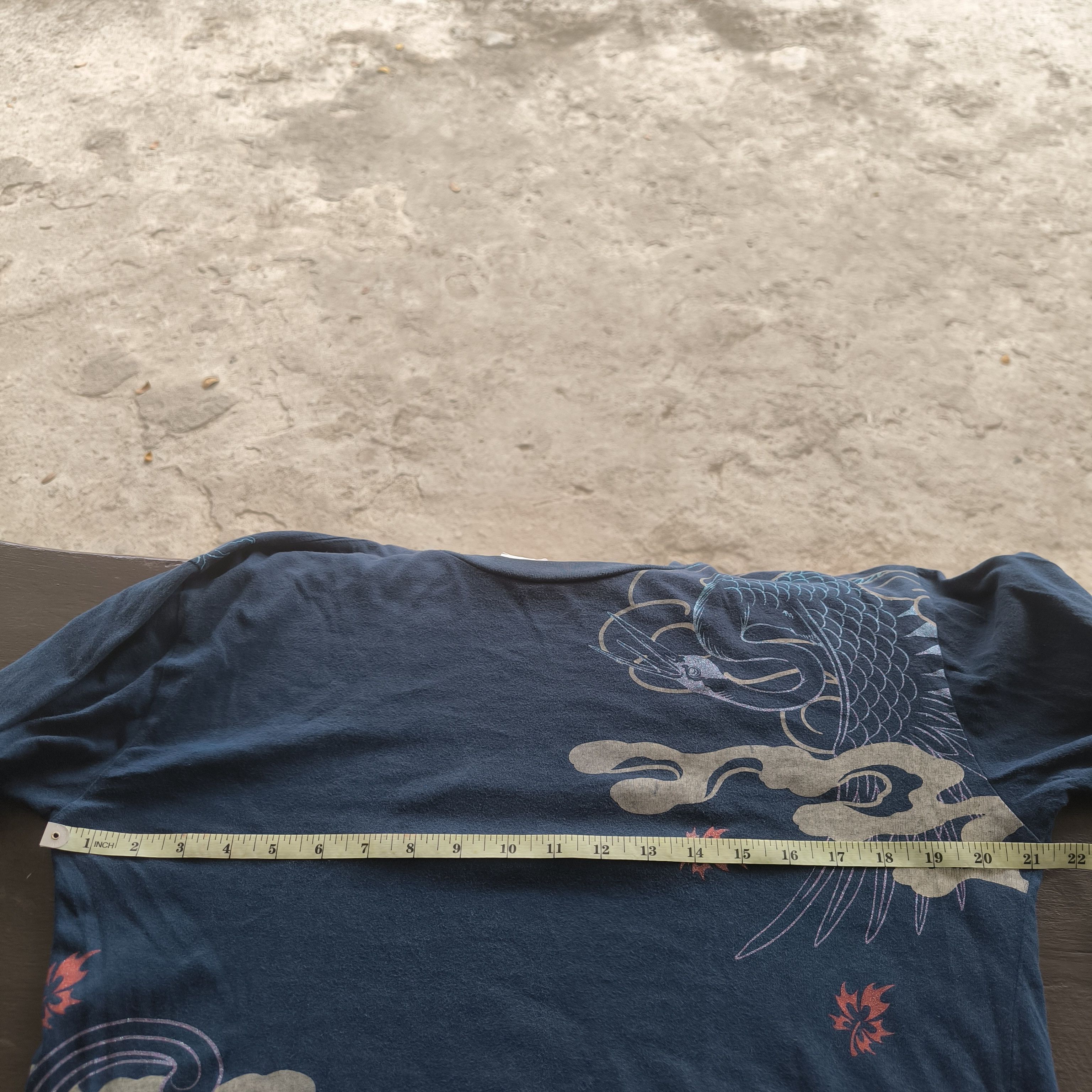 Japanese Brand Vtg japanese long slevee Sukajan koi & stork desaign Size US S / EU 44-46 / 1 - 13 Thumbnail