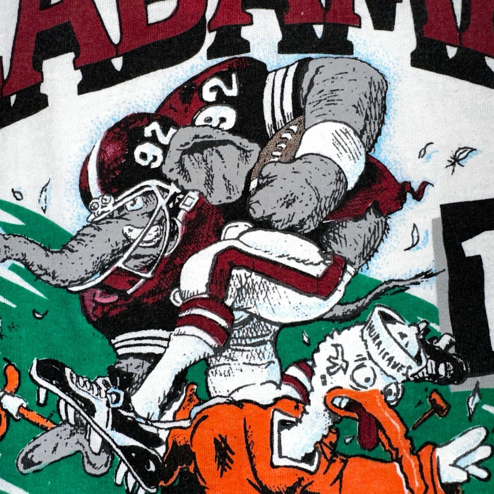 Champion Alabama 1992 VTG National Champions T Shirt L White Football RARE Single Stitch Crew Neck Men Tennessee River Shirt Vintage 90s Mens Size US L / EU 52-54 / 3 - 3 Thumbnail