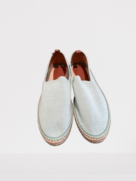 Loro Piana o1srvl11e1024 Seaside Walk Espadrilles in Light Green Size US 11 / EU 44 - 1 Thumbnail