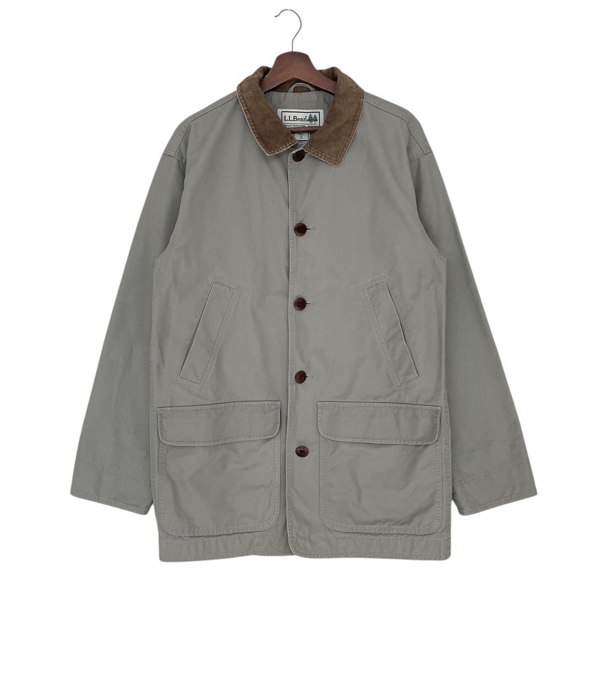 L.L. Bean × Vintage Vintage Brand LL Bean Made In Usa 4 Pocket Jacket 1990s Size US S / EU 44-46 / 1 - 1 Thumbnail