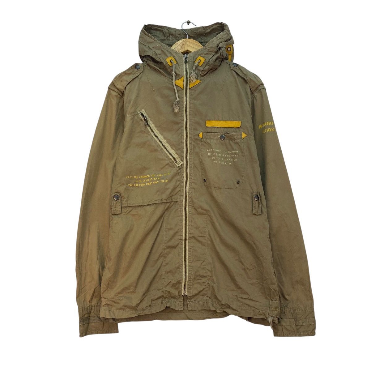 Avirex 💥Vintage Avirex Hooded Field Jacket Size US M / EU 48-50 / 2 - 1 Thumbnail
