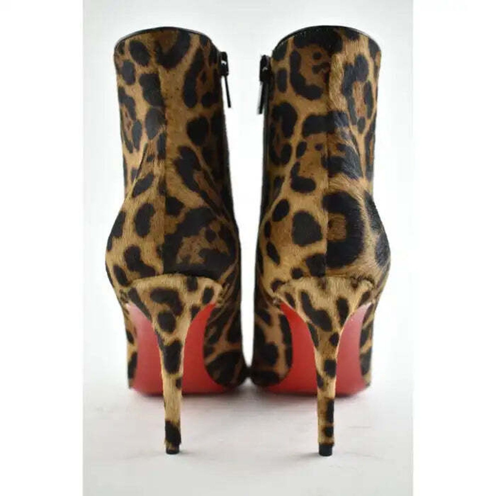 Christian Louboutin Christian Louboutin So Kate Booty 85 Black Brown Leopard Size US 6.5 / IT 36.5 - 11 Thumbnail