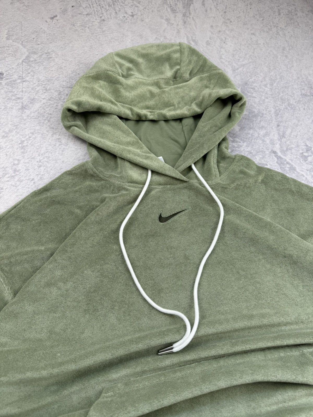 Nike × Vintage NIKE VINTAGE CENTER LOGO OVERSIZE BOXY HOODIE Size US L / EU 52-54 / 3 - 3 Thumbnail