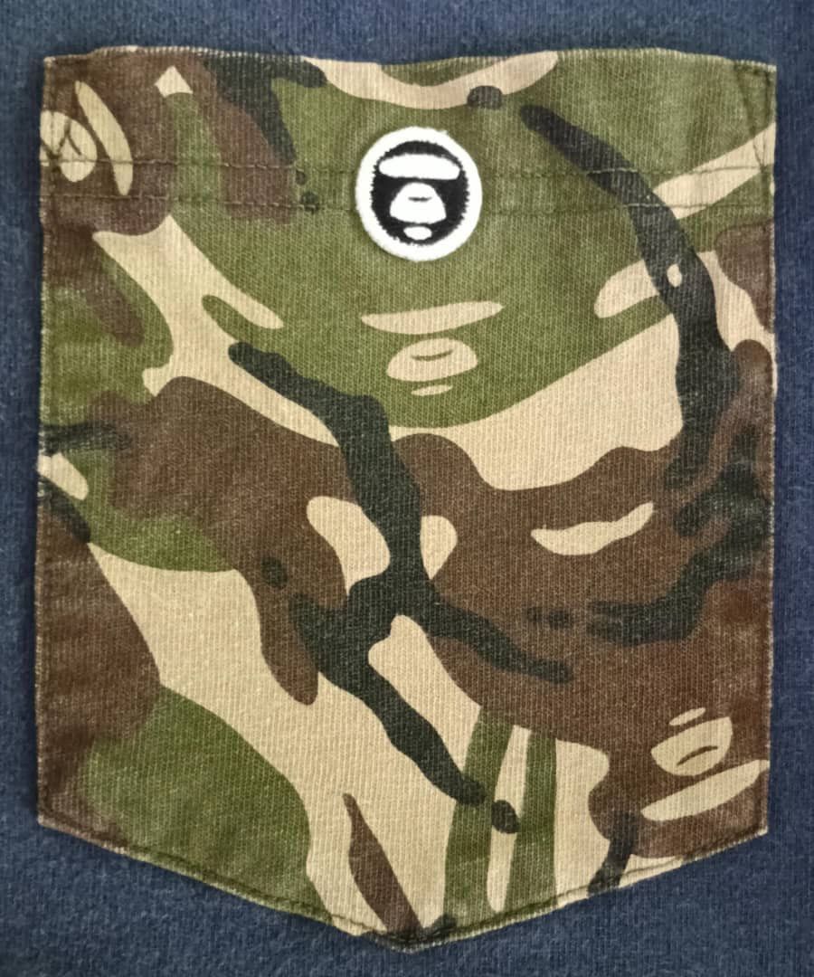Aape Bathing Ape Single Pocket Tee Size US S / EU 44-46 / 1 - 2 Thumbnail