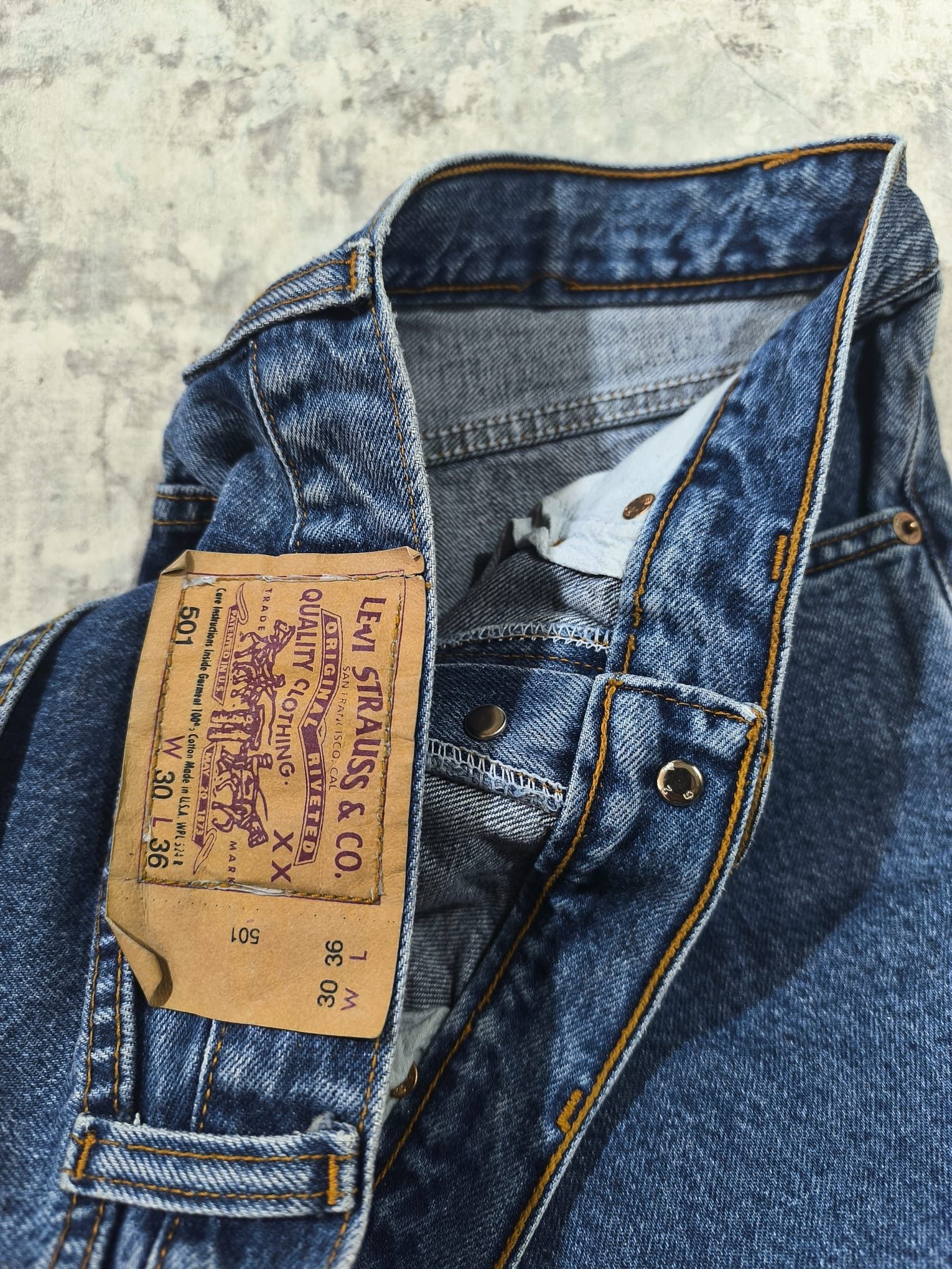 Levi's 30x36 501 1996 made in usa Size US 31 - 8 Thumbnail