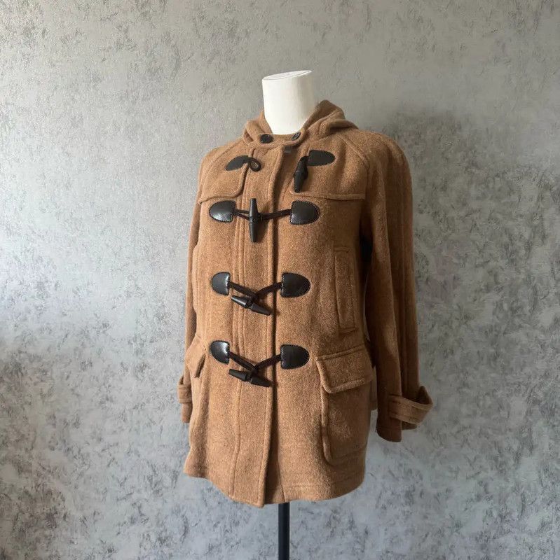 Burberry Burberry Khaki Wool Women's Mid-Length Coat Size M / US 6-8 / IT 42-44 - 1 Thumbnail