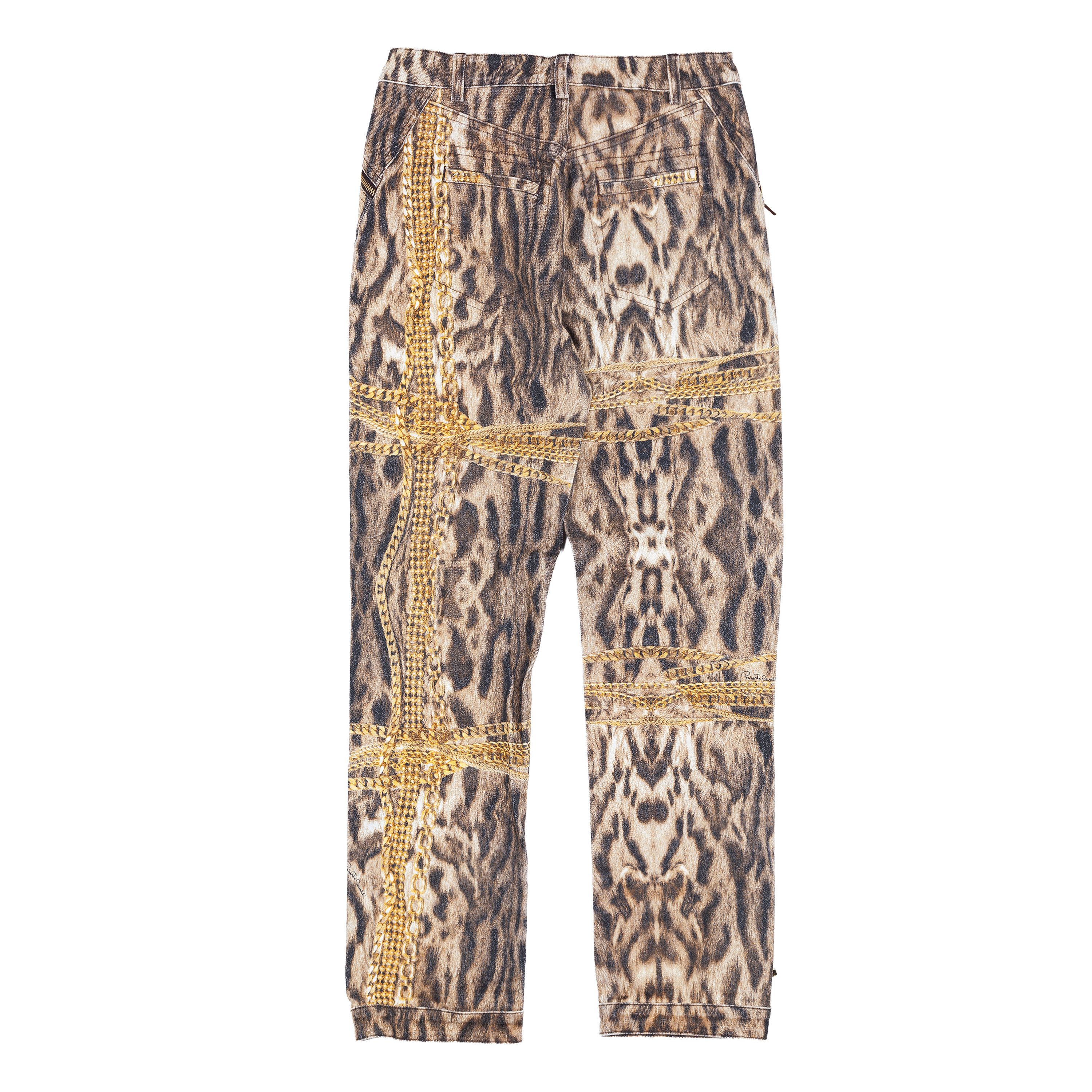 Roberto Cavalli Roberto Cavalli F/W 2003 Gold Legacy Leopard Pants Size US 26 / EU 42 - 2 Thumbnail