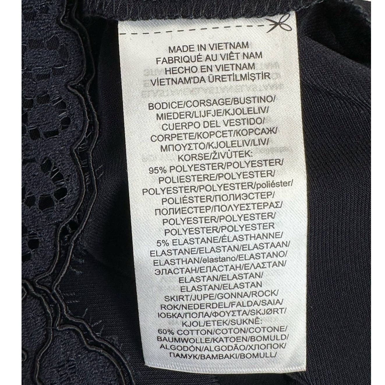 Ralph Lauren Ralph Lauren navy blue lace detail skirt cocktail dress 2 Size XS / US 0-2 / IT 36-38 - 4 Thumbnail