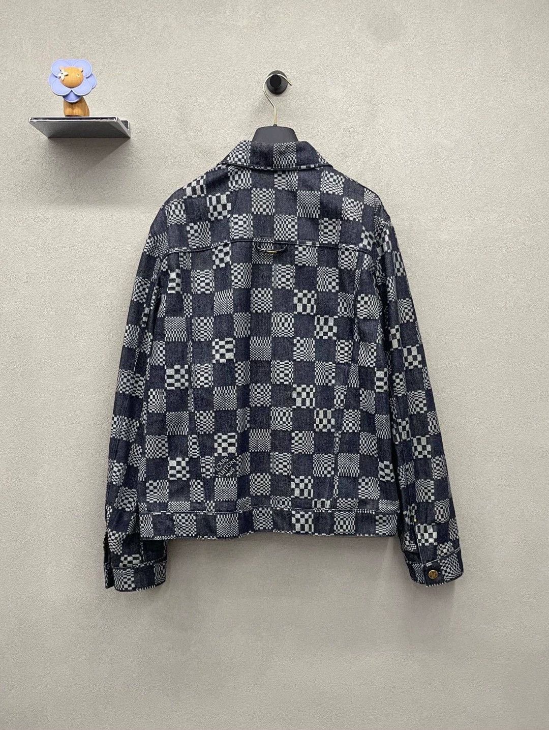 Louis Vuitton lv checkered denim jacket size 54 Size US L / EU 52-54 / 3 - 2 Thumbnail