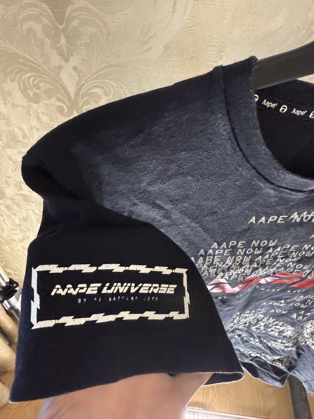Aape AAPE BLACK T-SHIRT GRAPHIC PRINT STREETWEAR STYLE SIZE M Size US M / EU 48-50 / 2 - 5 Thumbnail
