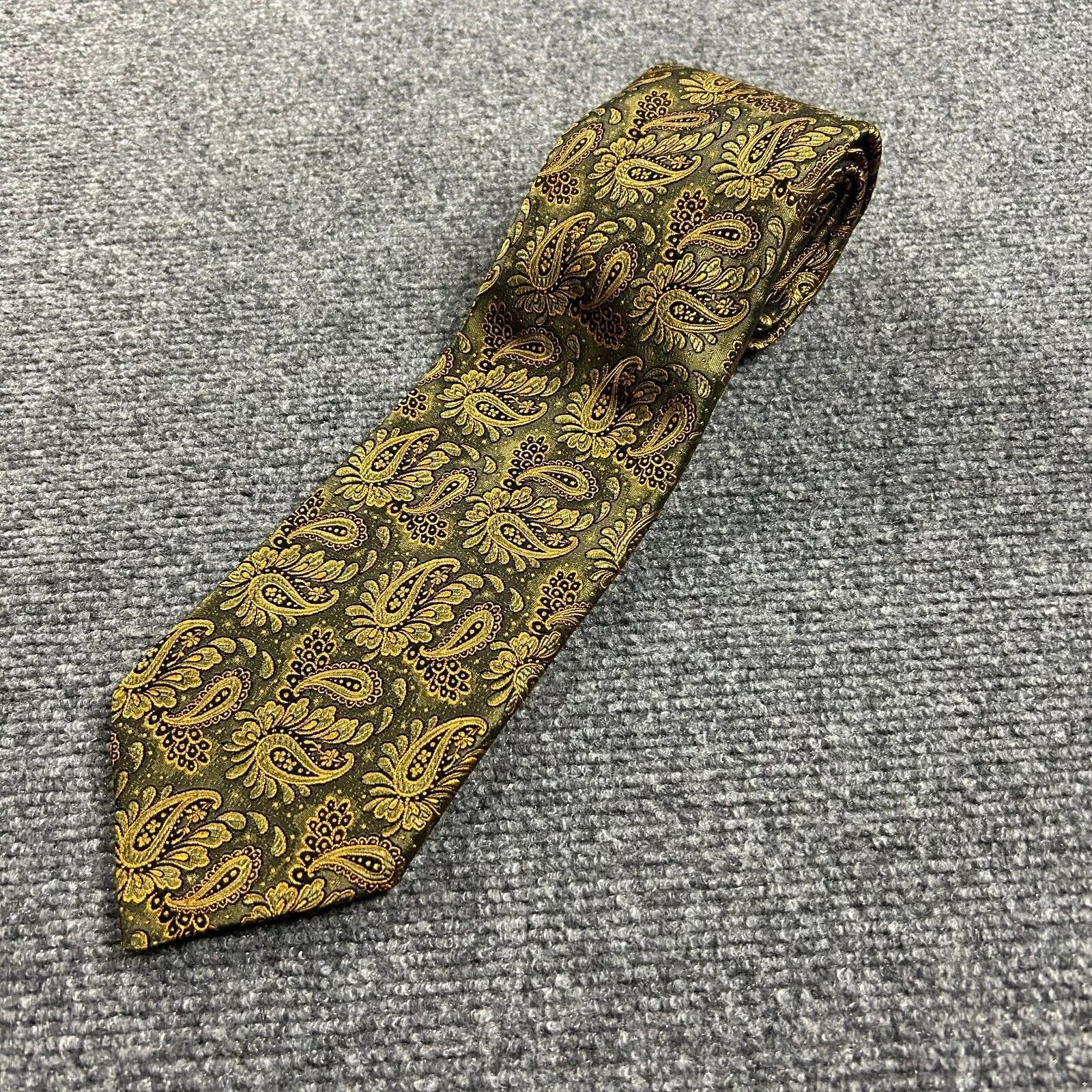 Robert Talbott × Vintage Robert Talbott Neck Tie Mens 4" x 58" Paisley Vintage Silk Size ONE SIZE - 1 Thumbnail