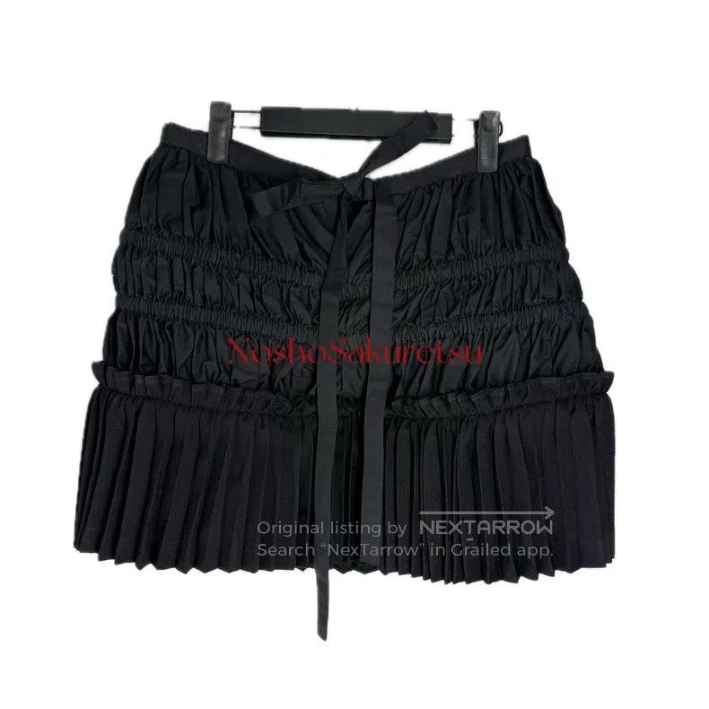 Comme des Garcons Comme Des Garcons size F Organ pleated lace overskirt Size 23" - 1 Thumbnail