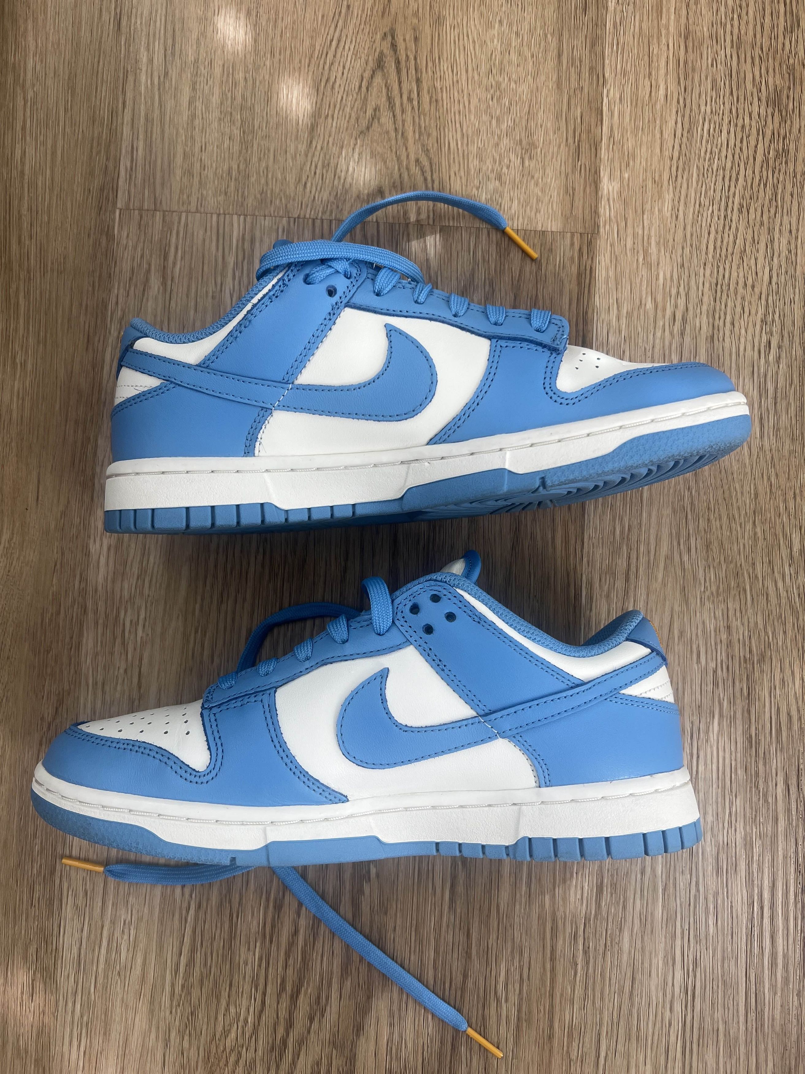 Nike Nike Dunk Low Sail Coast Blue University Gold Size US 7 / IT 37 - 1 Thumbnail