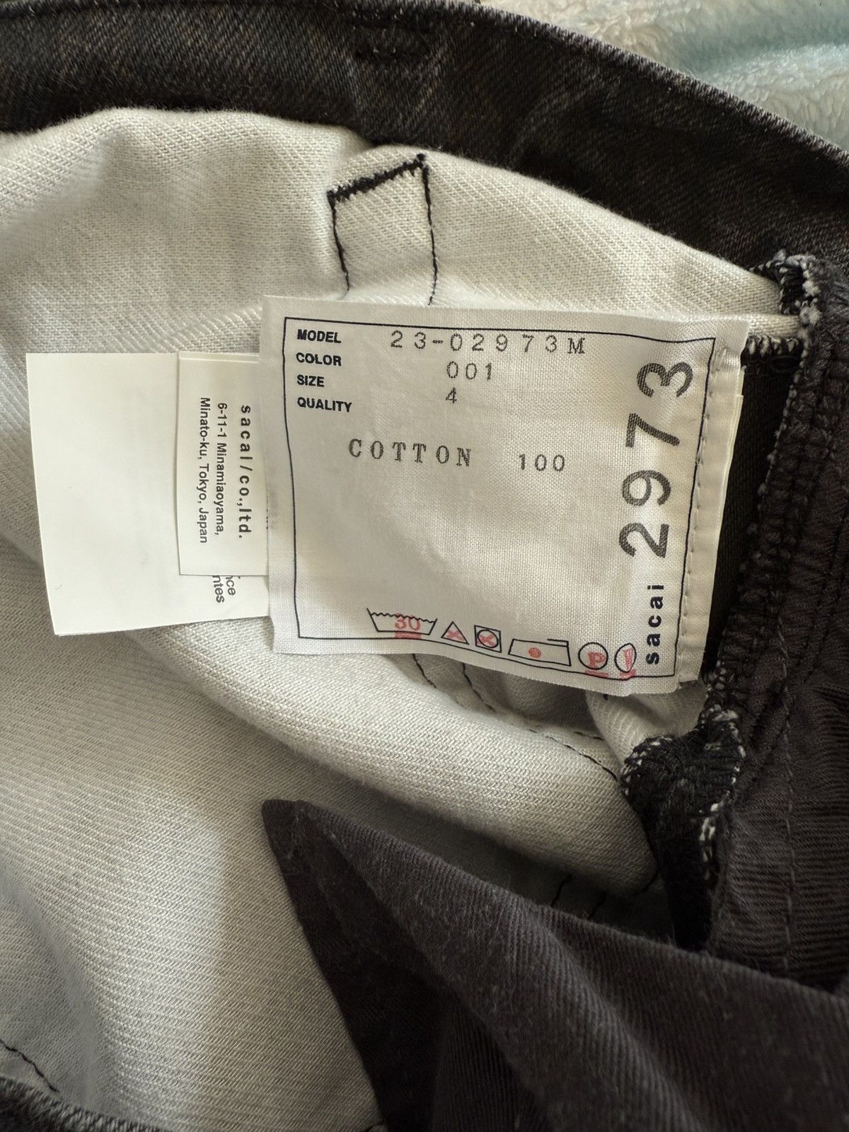 Sacai Sacai “Kind Words” Wide leg denim Size US 32 / EU 48 - 4 Thumbnail