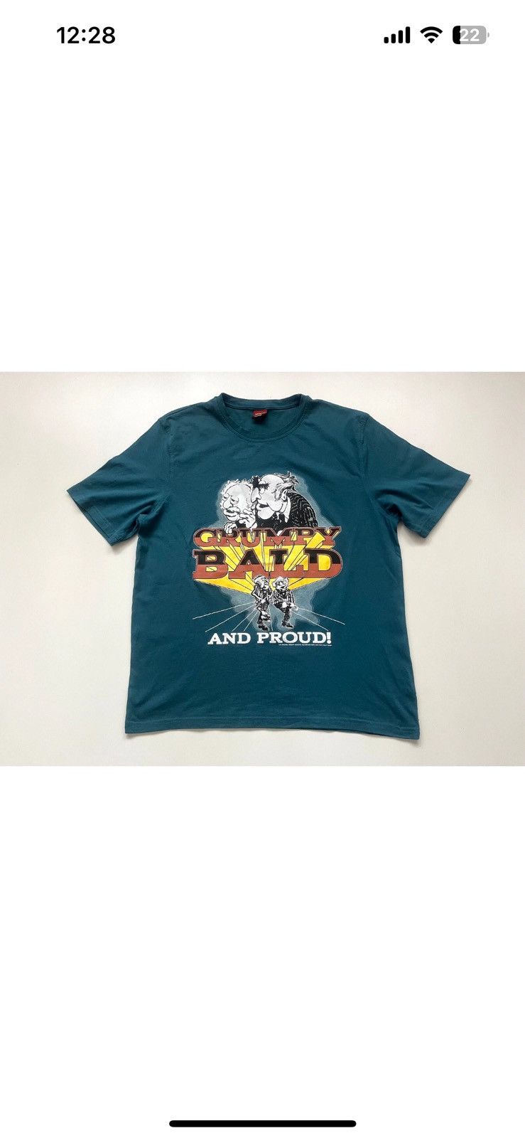 Other GRUMPY OLD MEN T-SHIRT MUPPETS STATLER WALDORF SZ L VINTAGE Size US L / EU 52-54 / 3 - 1 Thumbnail