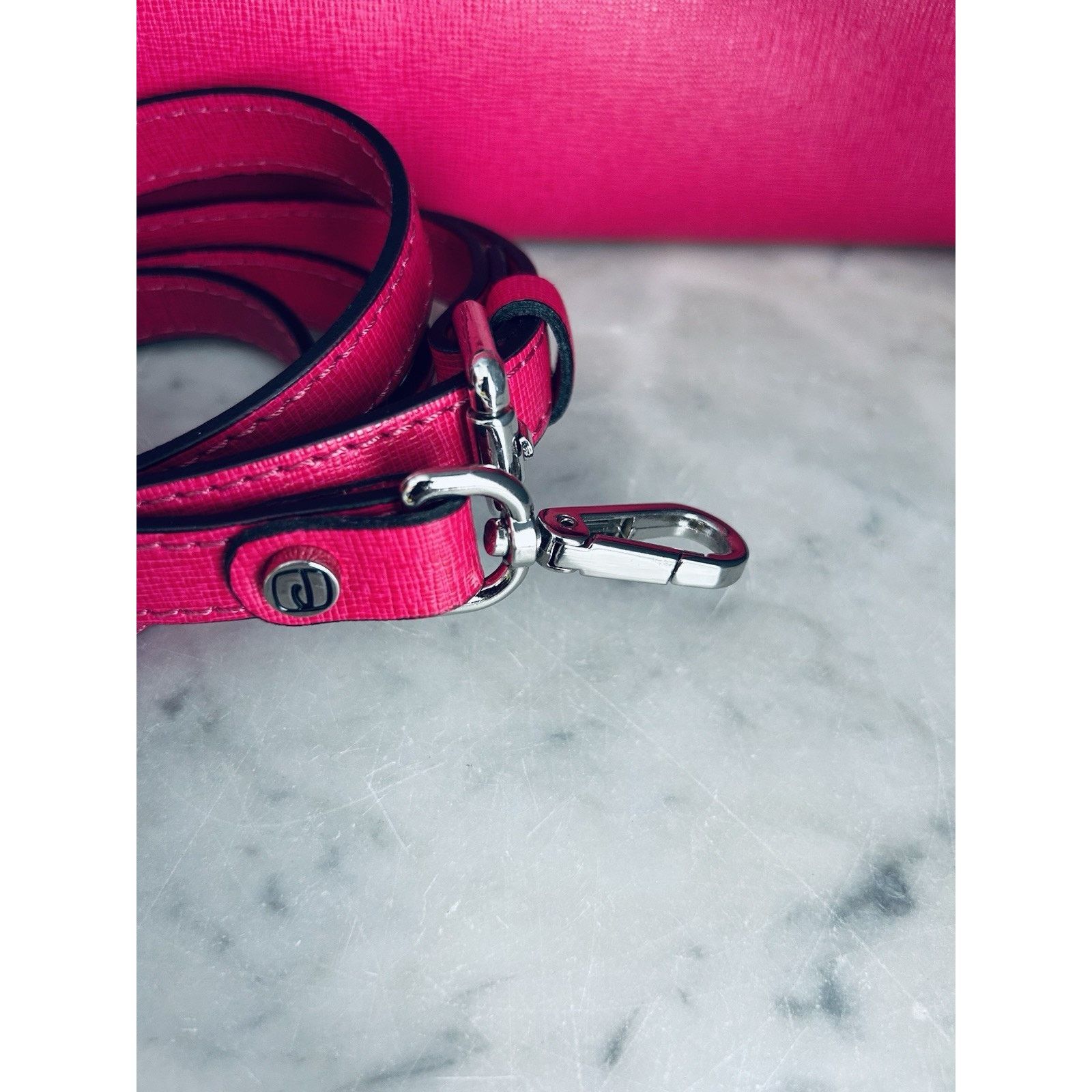Gianni Chiarini NWT Gianni Chiarini Dua Handbag Hot Pink Bag Italy Metallic Size ONE SIZE - 6 Thumbnail