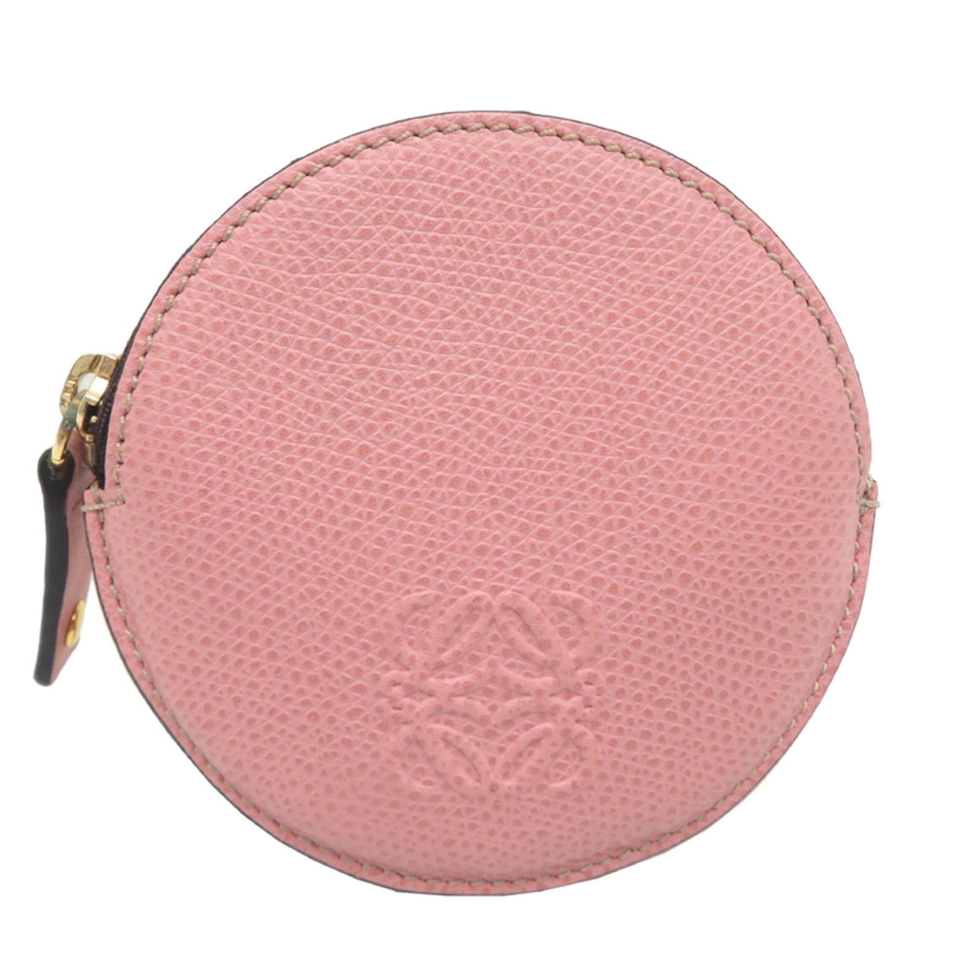 Loewe Loewe Anagram Women's Leather Wallet/Coin Case, Pink Size ONE SIZE - 1 Thumbnail