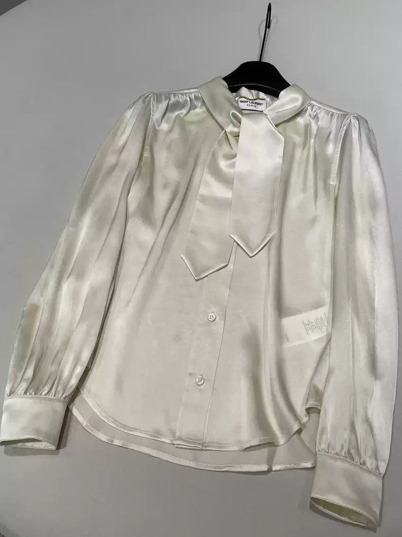 Saint Laurent Paris Saint Laurent Paris Silk Shirt-2507