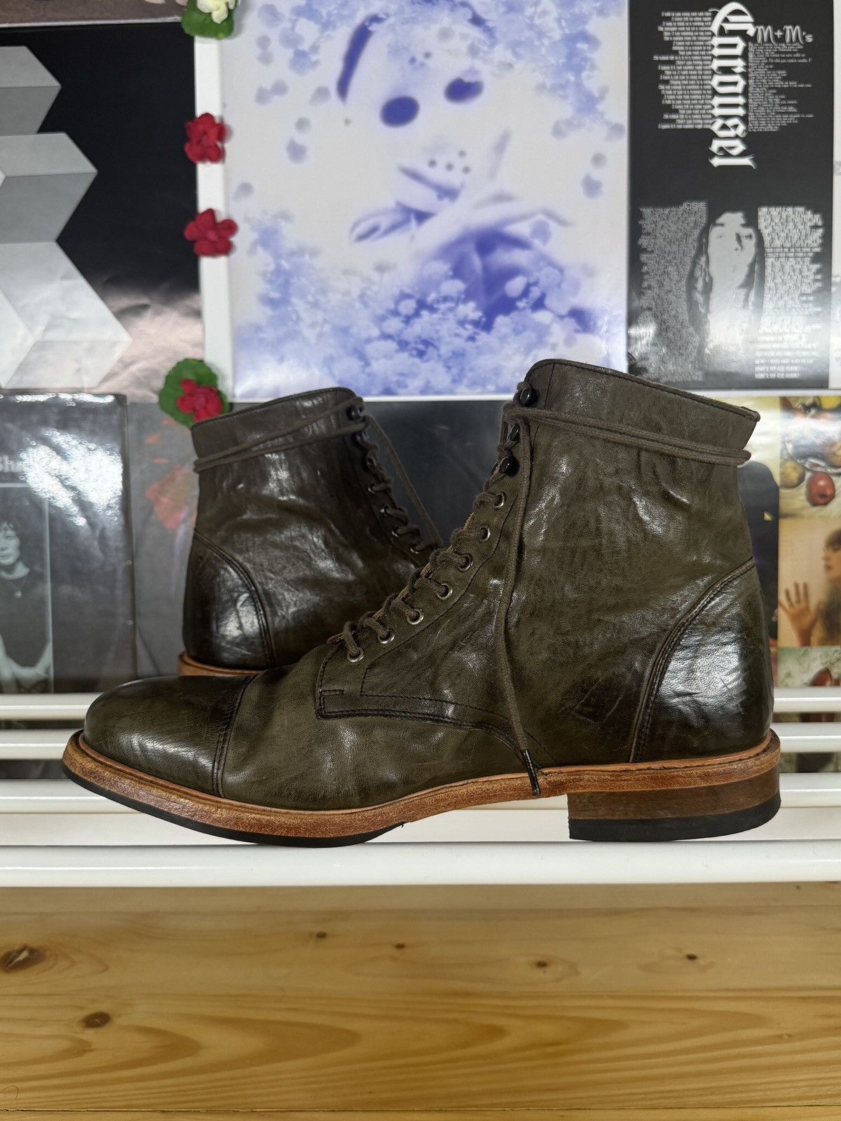 The Last Conspiracy Lace Up High Leather Boots Size US 10 / EU 43 - 7 Thumbnail