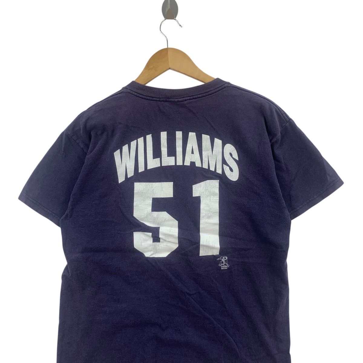 MLB Vintage 90’ MLB YANKEES Bernie William #51 Faded Tee Shirt Size US M / EU 48-50 / 2 - 2 Thumbnail