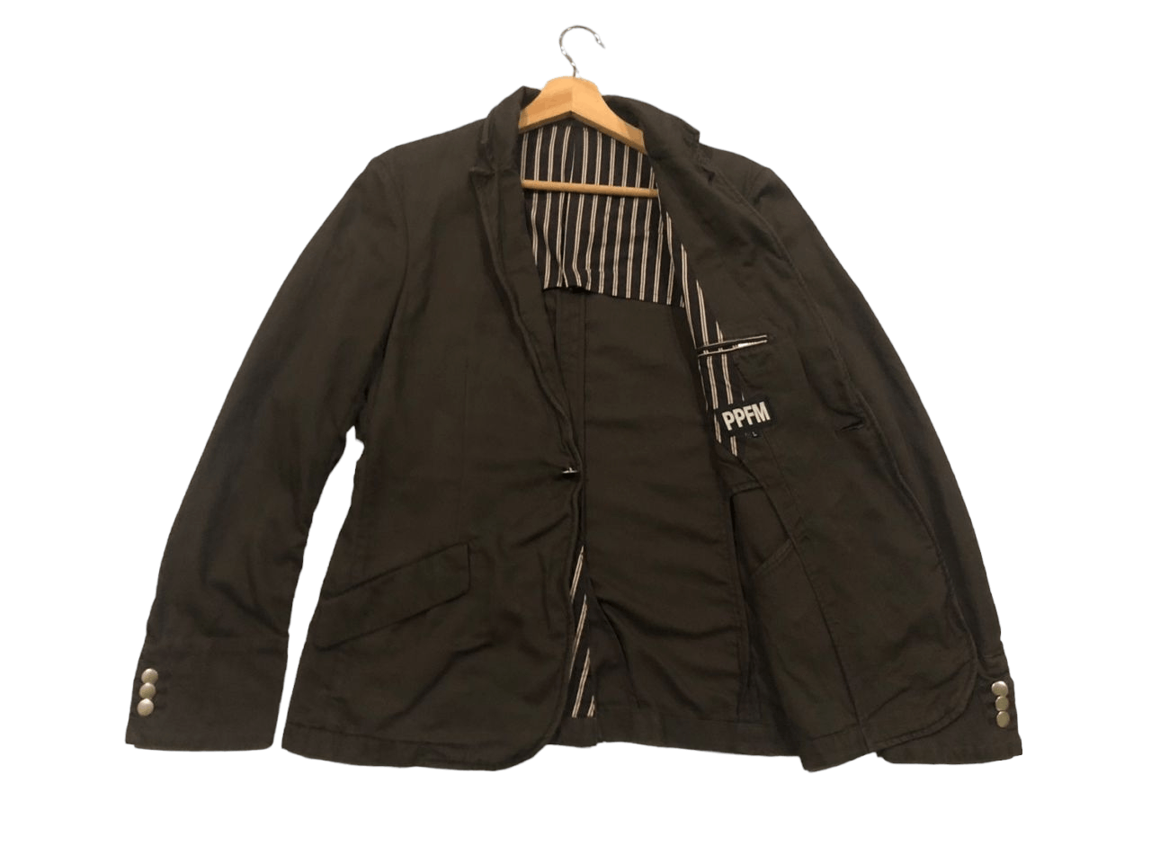 If Six Was Nine PPFM One Button Coat Blazer Jackets Brown Size US M / EU 48-50 / 2 - 3 Thumbnail