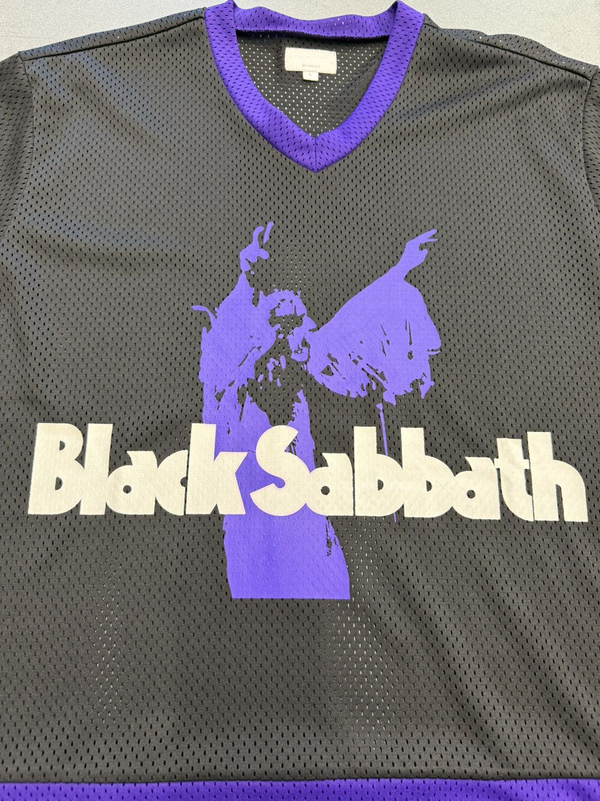 SS16 Supreme Black Sabbath Hockey Jersey - legfisco.com.br