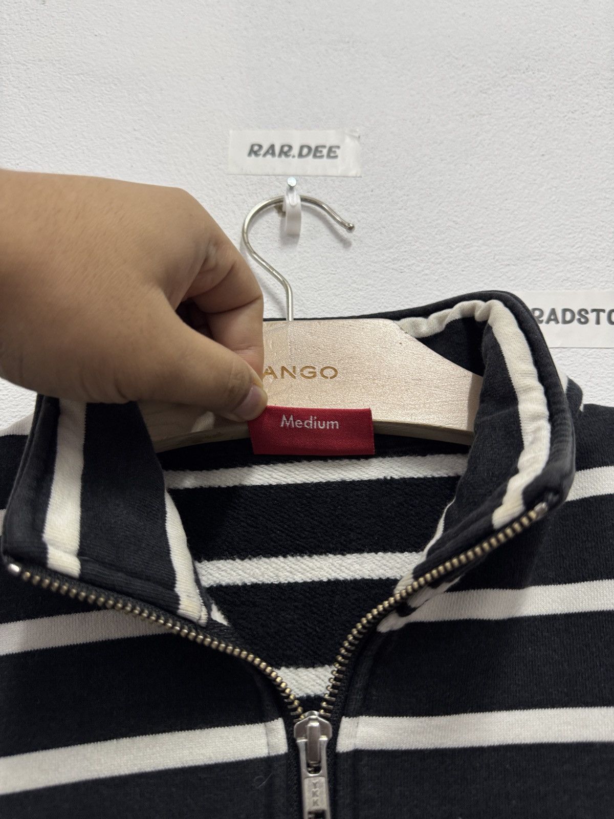 Supreme Supreme Stripe Halfzipper Sweatshirt Size US M / EU 48-50 / 2 - 4 Thumbnail