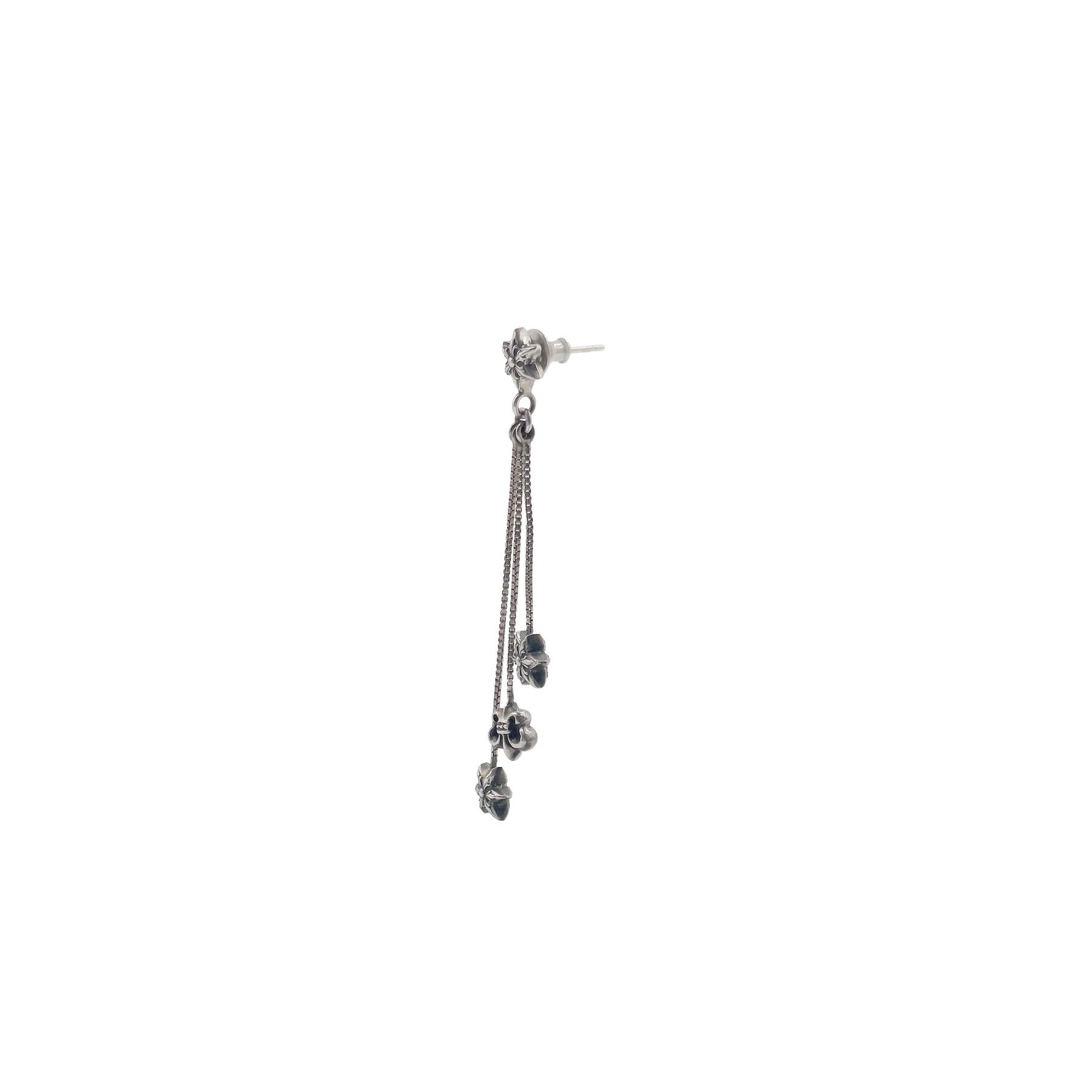 Chrome Hearts Chrome Hearts Silver Jojo Star Earring Drop Size ONE SIZE - 3 Thumbnail