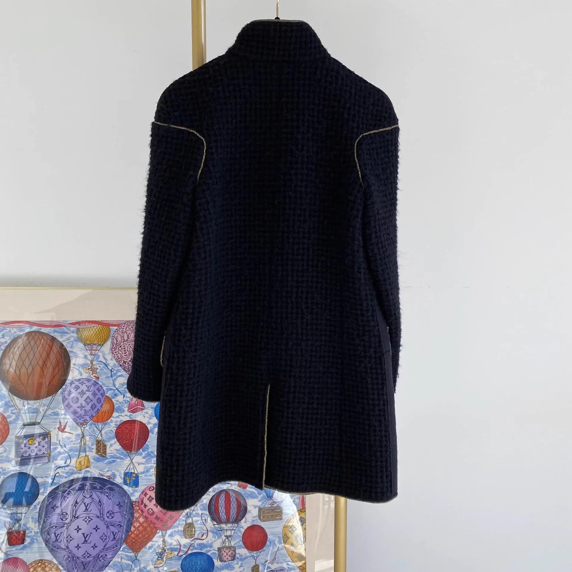 Chanel Chanel Women's Black Wool Salzburg Jacket 40 Size M / US 6-8 / IT 42-44 - 3 Thumbnail