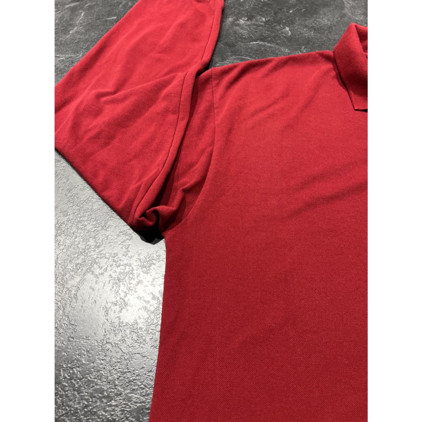 Lacoste VINTAGE Lacoste Polo Shirt Men 2XL Burgundy Red Long Sleeve Size 7 Logo Classic Casual Size US XXL / EU 58 / 5 - 2 Thumbnail
