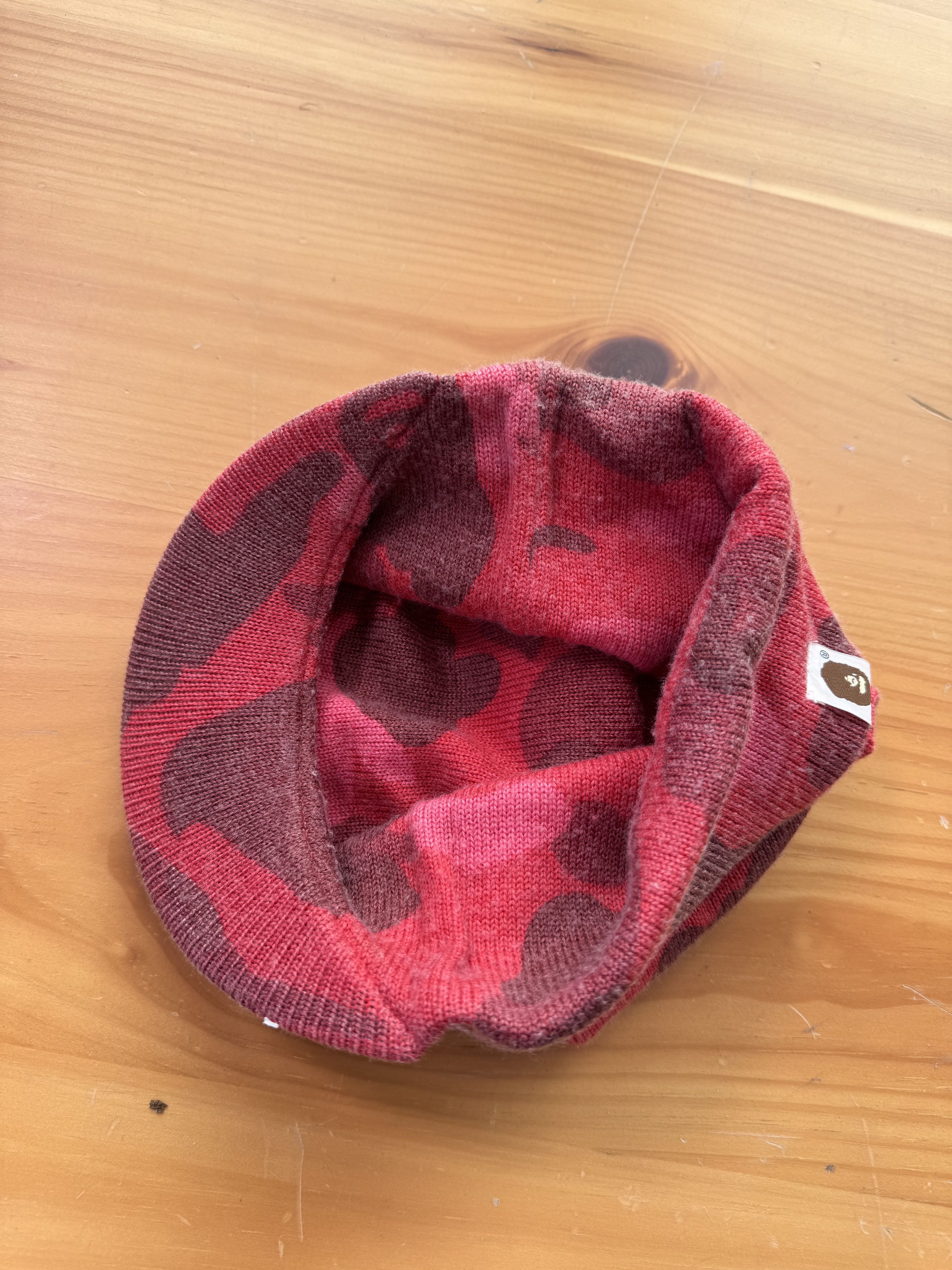 Bape 00's Bape Bathing Ape Beanie Brim Camo Size ONE SIZE - 10 Thumbnail