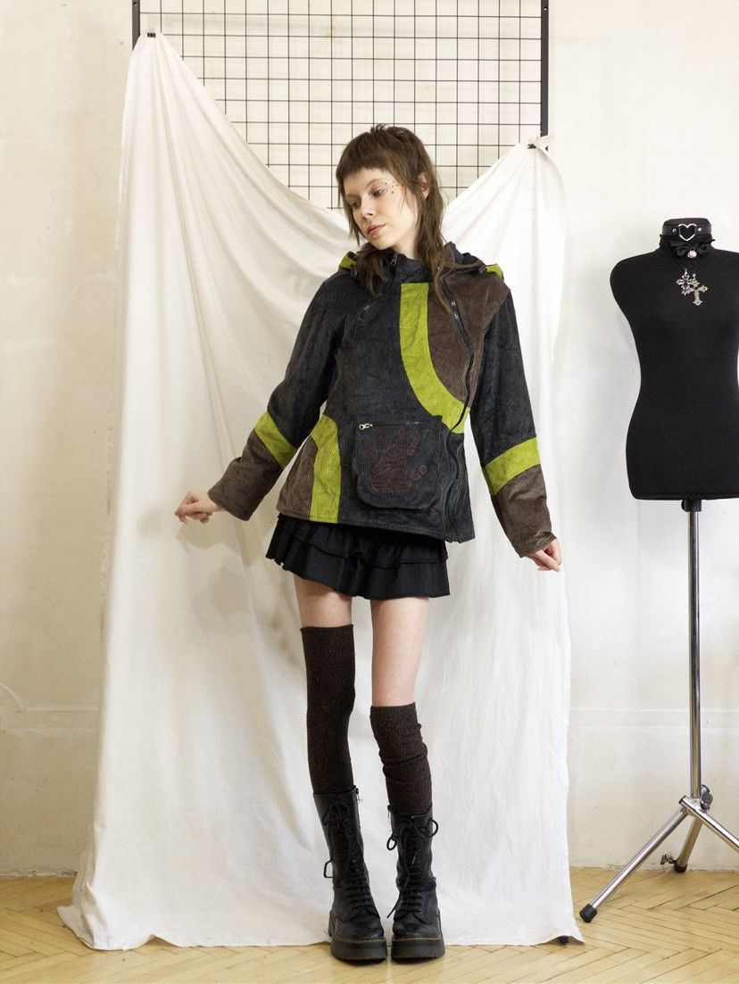 Vintage Velveteen Nepal style hippie jacket boho whimsy goblincore Size S / US 4 / IT 40 - 9 Thumbnail