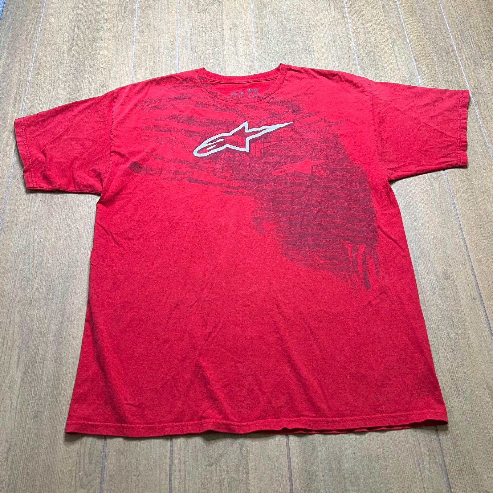 Vintage Y2K Alpinestars Ageless T-Shirt in red Men Sz XL logo grunge Size US XL / EU 56 / 4 - 1 Thumbnail