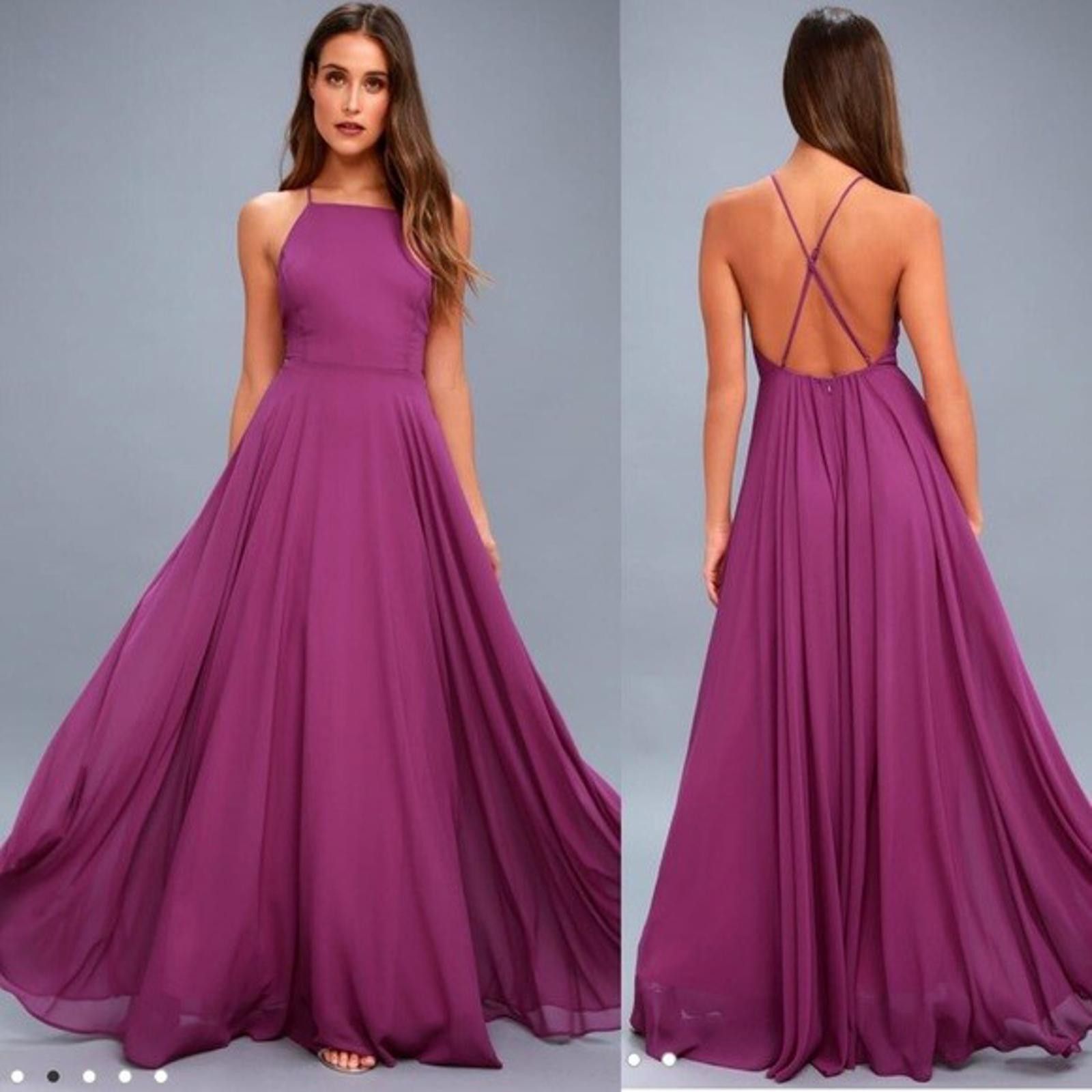 Lulus NWT Lulus Mythical Kind Of Love Maxi Dress Purple XS Size XS / US 0-2 / IT 36-38 - 11 Thumbnail