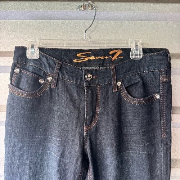 7 For All Mankind SEVEN7 FOR ALL MAN KIND WOMEN’S INDIGO BOOTCUT JEANS SZ 10 Size 32" / US 10 / IT 46 - 6 Thumbnail