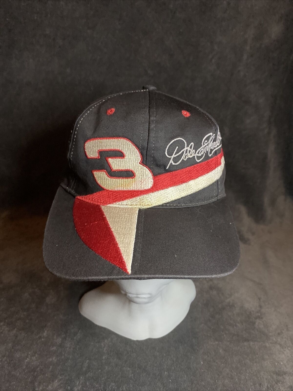 NASCAR Vintage 90s Dale Earnhardt Sr 3 Geometric Hat CSA Brand Size ONE SIZE - 1 Thumbnail