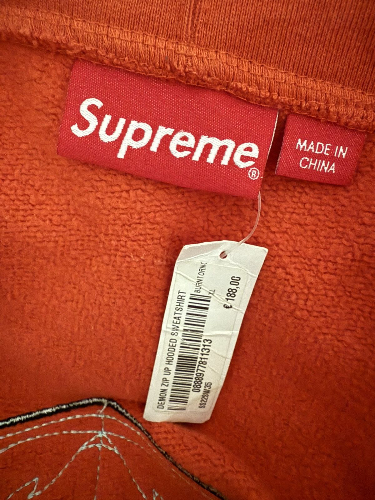 Supreme Supreme Hoodie Démon Size US XL / EU 56 / 4 - 7 Thumbnail