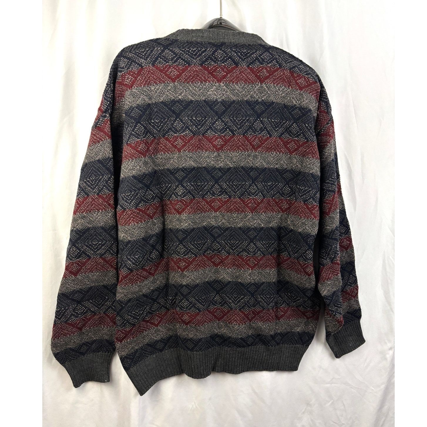 Van Heusen Vtg Van Heusen Knit Sweater XL NWT Geometric Crewneck 90s Size US XL / EU 56 / 4 - 2 Thumbnail