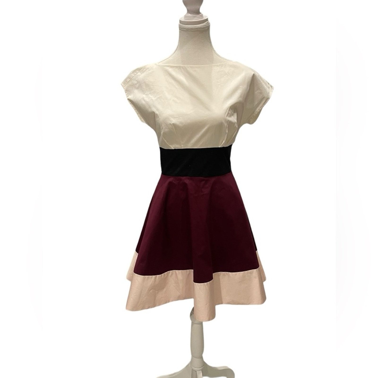 Kate Spade KATE SPADE COLORBLOCK FIORELLA STRIPED DRESS - SIZE:0 NWT Size XS / US 0-2 / IT 36-38 - 2 Thumbnail