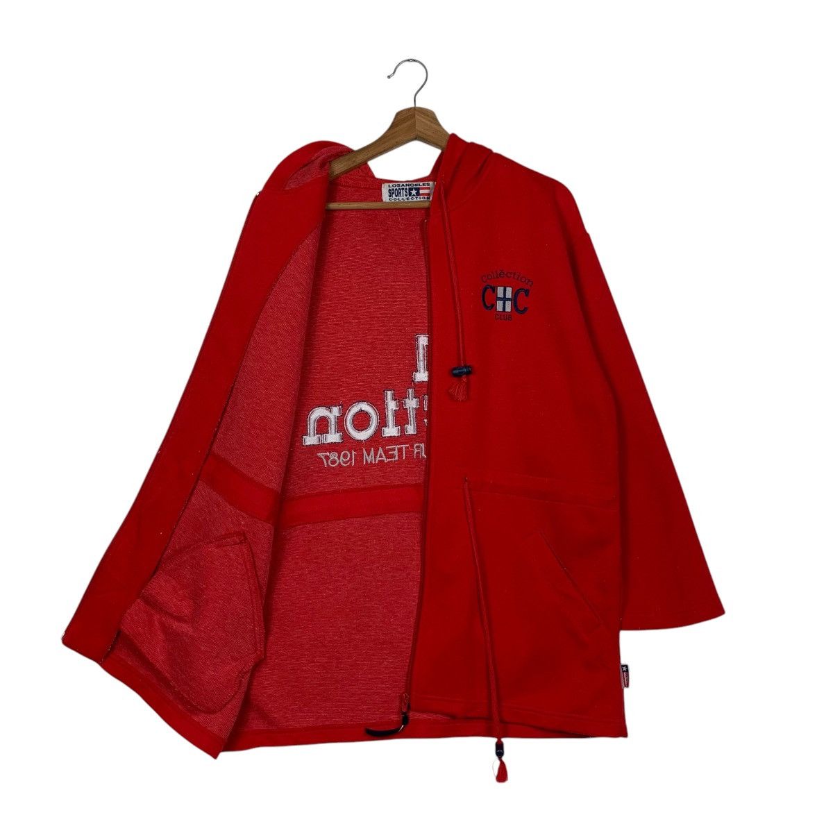 Japanese Brand 87s LOS ANGELES COLLECTION Big Logo Zipper Hoodies #2009-C87 Size US L / EU 52-54 / 3 - 10 Thumbnail