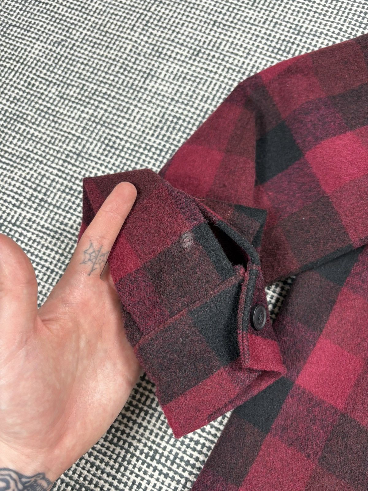 Allsaints Allsaints buffalo plaid zip up flannel jacket Size US S / EU 44-46 / 1 - 9 Thumbnail