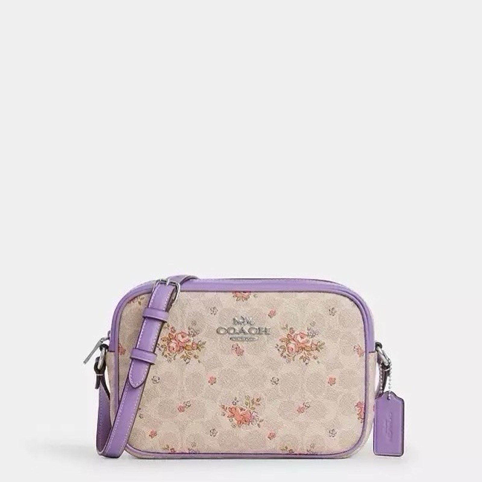Coach NWT Coach CAT03 Floral Jamie Camera Bag Crossbody Sand Size ONE SIZE - 5 Thumbnail