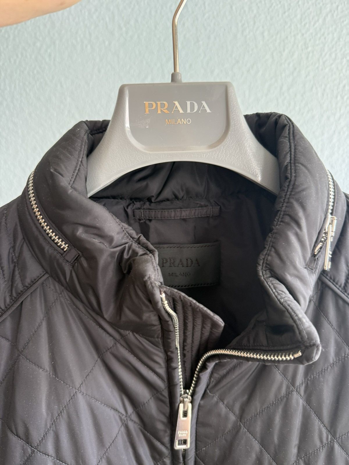 Prada Prada Quilted Zip Jacket Size US L / EU 52-54 / 3 - 3 Thumbnail