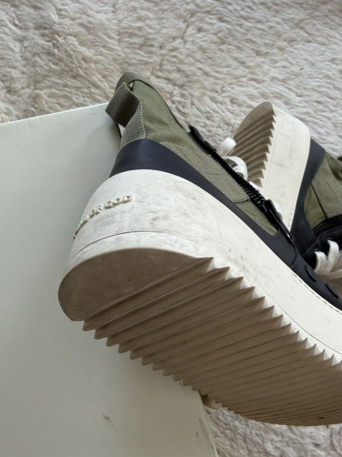 Fear of God Military Boots Green/ Black Size US 10.5 / EU 43-44 - 8 Thumbnail